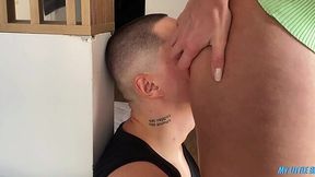 Birthday Blowjob and Face Sitting From My Best Friend's Wife