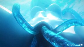 Submerged anal&#x1F44C; destruction, icy abyssal penetration, and frostbitten vaginal ravishment