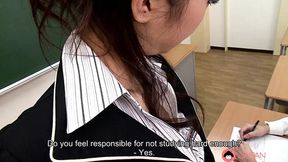 Japanese Teacher Julia Nanase Devours Student Dicks In Classroom - Uncensored Oral&#x1F61C; Frenzy