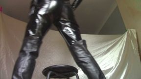 Worship Shiny Catsuit & Ass JOI (mkv)