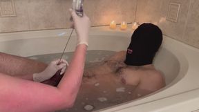 A Sadist’s Bath Toy! Destroying all 3 of his holes CBT SOUNDING PROSTATE MASSAGE MOUTH FUCK
