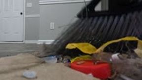 Teeny Desperately tries to Avoid Giantess Broom POV 1080