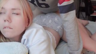 StepSIster Woke Up from her StepBrothers Penis and get unexpected Anal