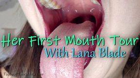 Her First Mouth Tour - Lana Blade - HD 720 WMV