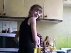 Yulia Tikhomirova - kitchen striptease