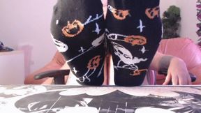 Halloween Socks Teasing