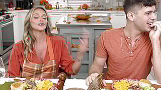 Busty stepmom finally fucks her stepson