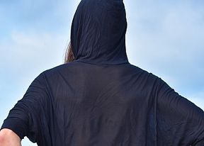 Hoodie Malibu Strings