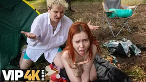 HUNT4K Russian Chloe jumped on a huge dick in front of her boyfriend
