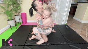 Bratty Bullying Babes Wrestle: Loser Punishment!