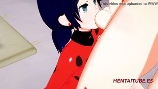 Miraculus Ladybug Anime 3D - Ladybug hand job and bj with