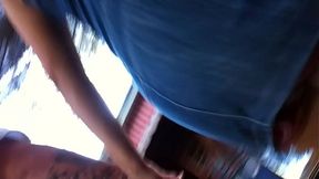 Mexican Upskirt Public panties miniskirt rich legs