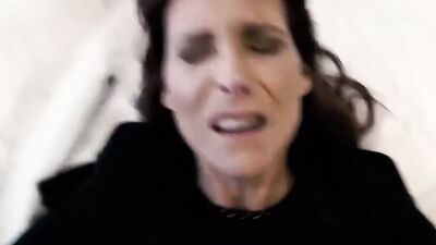 Hot MILF fucks stranger for money anal and facial