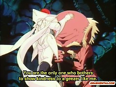 Muscular hentai monster hard fight