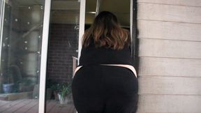 BBW Stuck in the Door