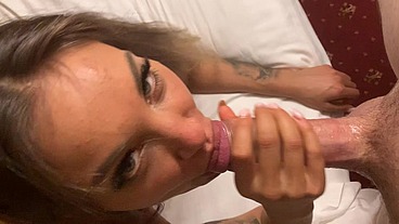 Monika Fox Quick Blowjob & Handjob