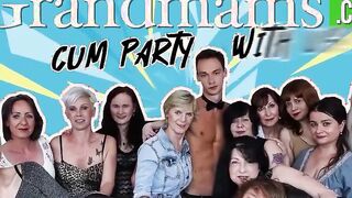 Old Lady s First gang bang