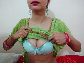 Desi Stepmom Convinced by Horny Stepson for Hard Fuck
