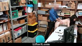 Teen Snatched Store Cracks, Cuffed by Cops, Lifterx Fucks Away Her Crime