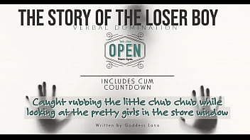 The loser boy with the little chub chub meets the super cute cruel girls at the store by Goddess Lana