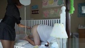 Enema And Diaper From Auntie
