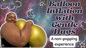 Balloon Inflation with Gentle Hugs