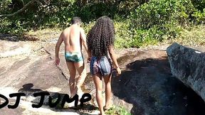 Beach Shenanigans with Naughty Arlequina!