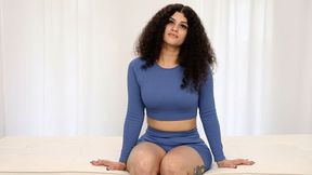 Beautiful doggy style fuck with a gorgeous curly-haired babe Remy