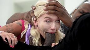 Blonde bombshell Emma Rosie gets ravaged by her new BBC beau's thick cock&#x1F32D;