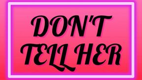 Just Don’t Tell Her – Cheating Confession, Guilt Fetish & Slow Femdom Spiral – Sara Desire XO – MP3
