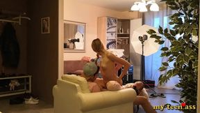 Fucking Olivia Westsun, flexible and ready to shoot her porn debut