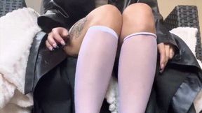Custom: white nylon worship and home wrecking