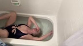Underwater Breath Holds In Swimsuit