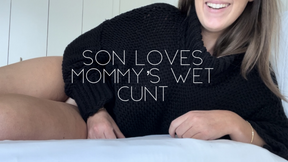 Step-son loves step-mommy&#039;s wet cunt