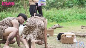 Raw savage screwing in ancient tribes' tents