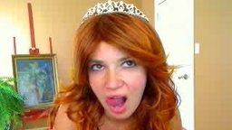 Redhead Horny Fairy Princess Fucking Herself
