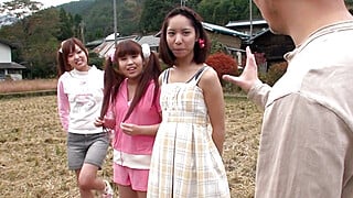 Japan Beautiful Japanese Teens Get Their Hairy Pussies Fucked In Orgy At Daddy's House!, Orgy Video