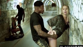 BLACKEDRAW 2 Blondes Banged 2 Dominant big black dick After A Night At The Club