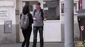 Foreign Tourist Gets Cash for a Dirty Czech Quickie