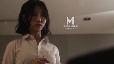 ModelMedia Asia-MD-0258-Secretary Foot Caresses Best-Zhou Ning-Best Original Asia Porn Video