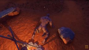Mischievous Life / Gigantic Man Pounds Max at the Campfire