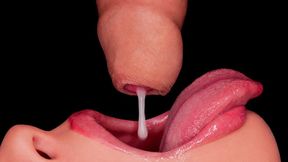 Milking Compilation: Hot&#x591A;&#x91CD;Cumshots into Mouth - Test Your Control!