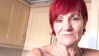 AuntJudysXXX - 64yo Red Haired GILF Linda Blows Your Dick