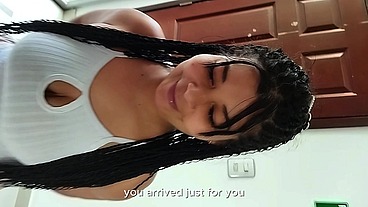 It can't be my step-aunt acting like a whore because she was eager for cock and cum! SUB