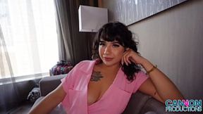 All-Natural Latina Kitty Kewpie Persuades BF for Hot F*cking