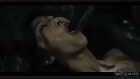 Asian cum-slut Emiri Momota pussy destroyed by monster plant