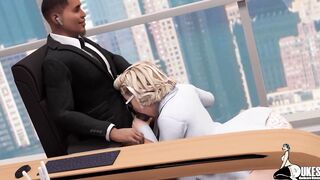A bbc fucks his employee then keeps her on as his new secretary