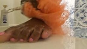 Tiny Human Showers with Giantess POV  4K smaller