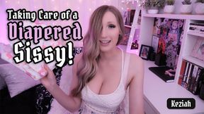 Taking Care of a Diapered Sissy! (720p)