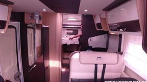 Tiffany Blue Gets Hard Pounded In A Wild Czech Caravan Ride